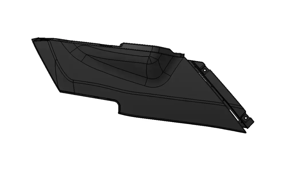 N10 PP RR LH FENDER COVER