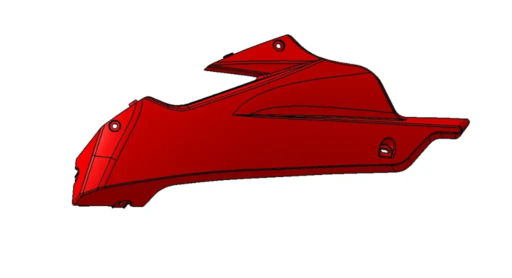 B10 MUD GUARD FLAP LH ABS