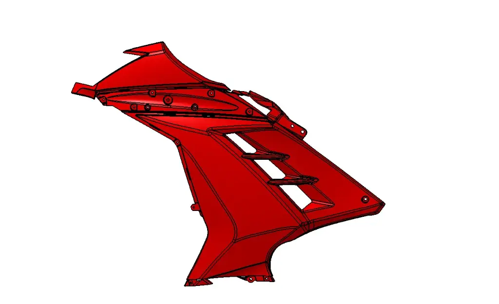 B10 FR SIDE COWL LH ABS