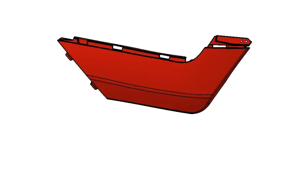 N10 FR RH FENDER COVER ABS