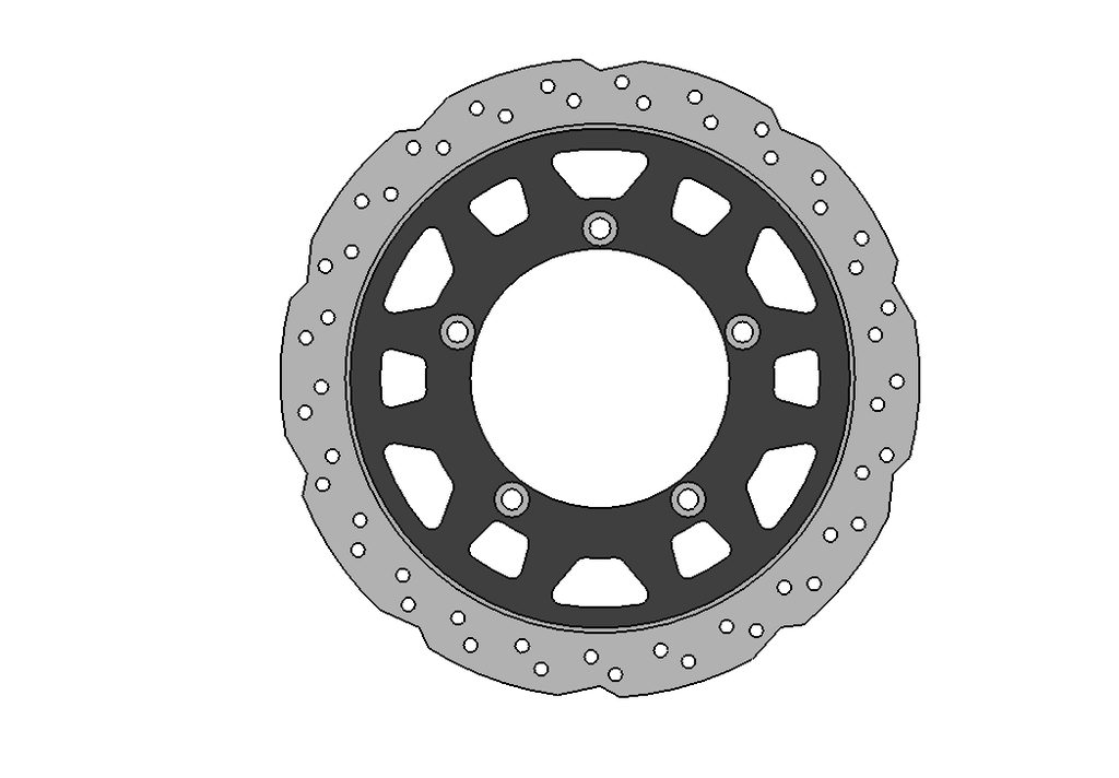 FRONT DISC 320 MM - 5 HOLES