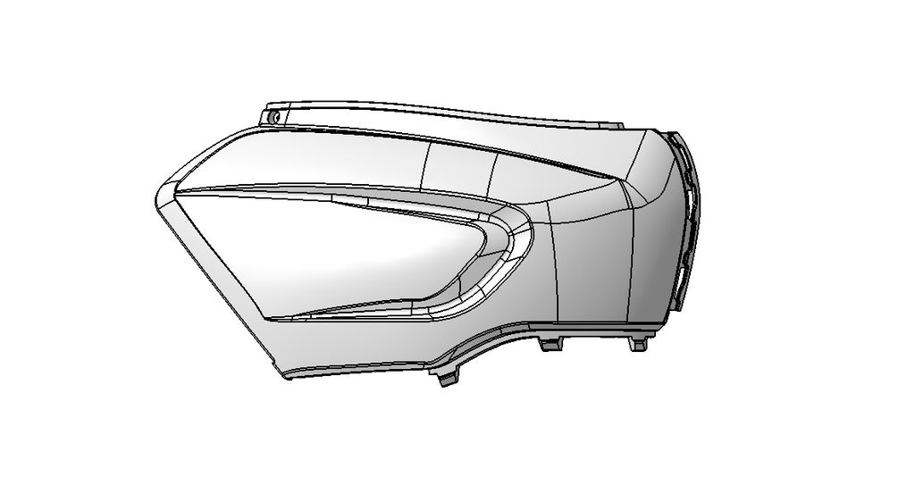 H10 SEAT SIDE COVER RH ABS