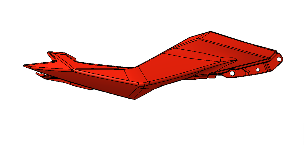 B10 REAR SIDE PLASTIC PART LH ABS