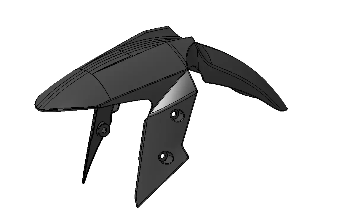 B10 FR MUDGUARD ABS