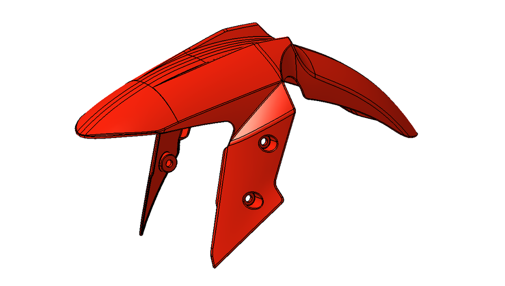 B10 FRONT MUDGUARD ABS
