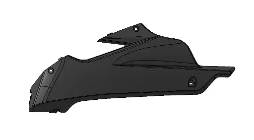 B10 MUD GUARD FLAP LH ABS