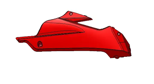 B10 MUD GUARD FLAP RH ABS