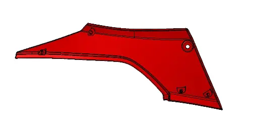 B10 RR R-SEAT SIDE COWL RH ABS