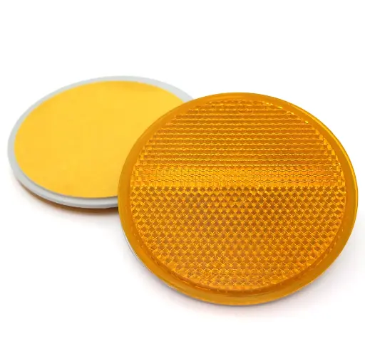 [U10-30453004] ROUND AMBER REFLECTOR
