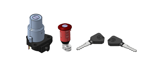 [B10-70443001] KM3000 - BIKE LOCK ASSY