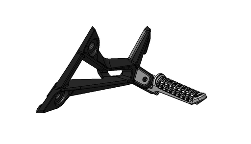 [B20-70003005] REAR LEFT SIDE PILLION FOOTREST HOLDER