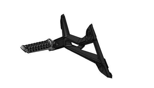[B20-70003004] REAR RIGHT SIDE PILLION FOOTREST HOLDER