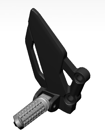 [B20-70003002] FRONT RIGHT RIDER FOOTREST HOLDER