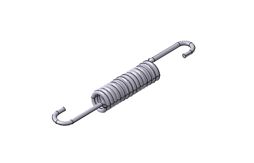 [U10-10494002] HELICAL EXTENSION SPRING OD 2.8 X H120