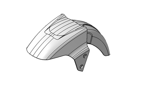 [H10-20074007] H10 FRONT FENDER COVER ABS