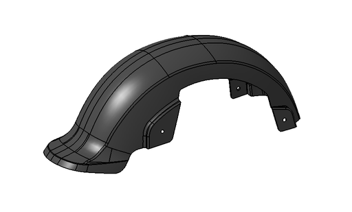 [H10-20064012] H10 PP REAR FENDER COVER